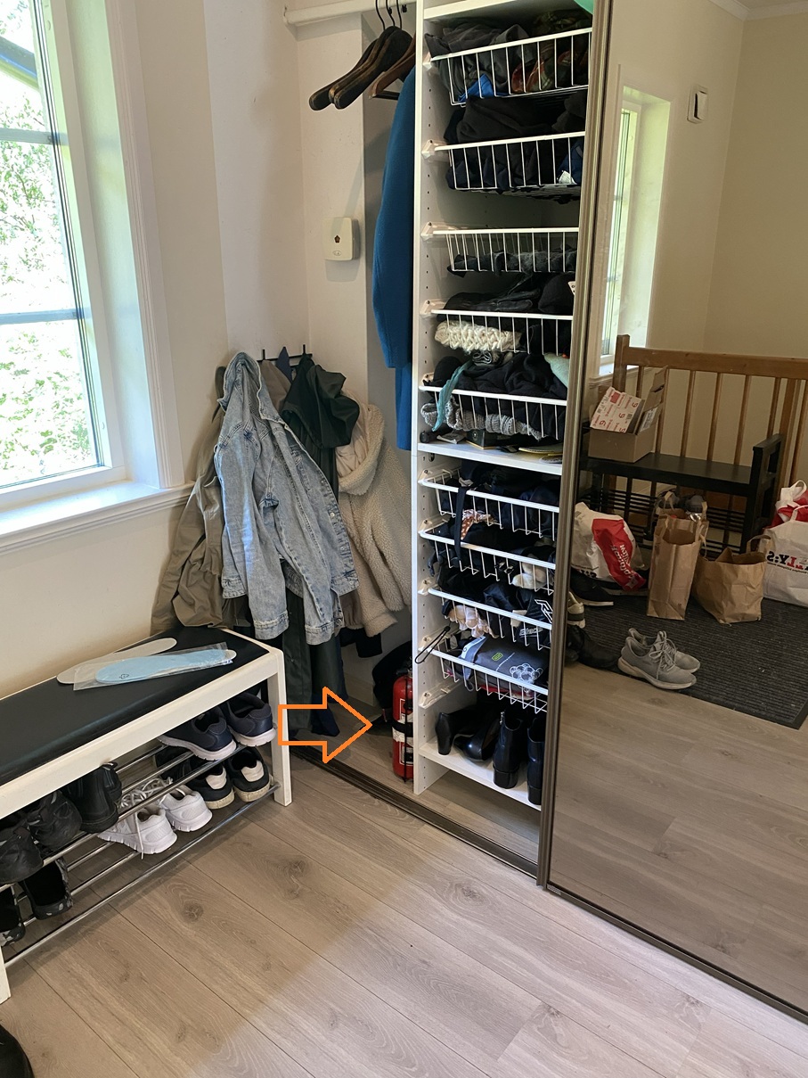 Brandsläckare och brandvarnare